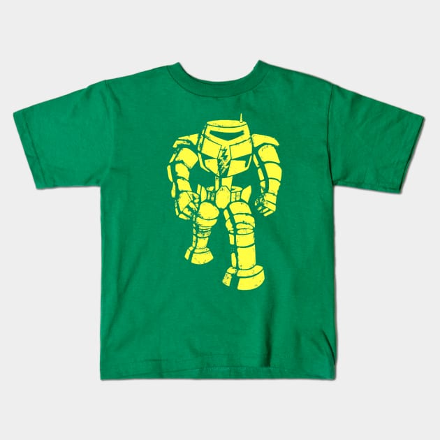 Robot Big Bang Kids T-Shirt by DavidLoblaw